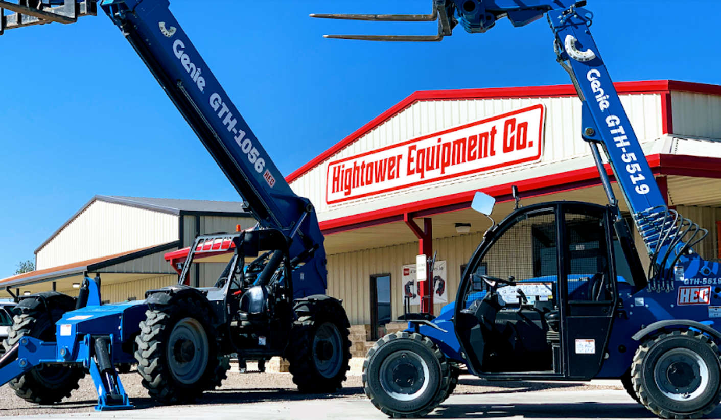 Hightower Equipment Co. in Lubbock TX rents construction equipment and tools